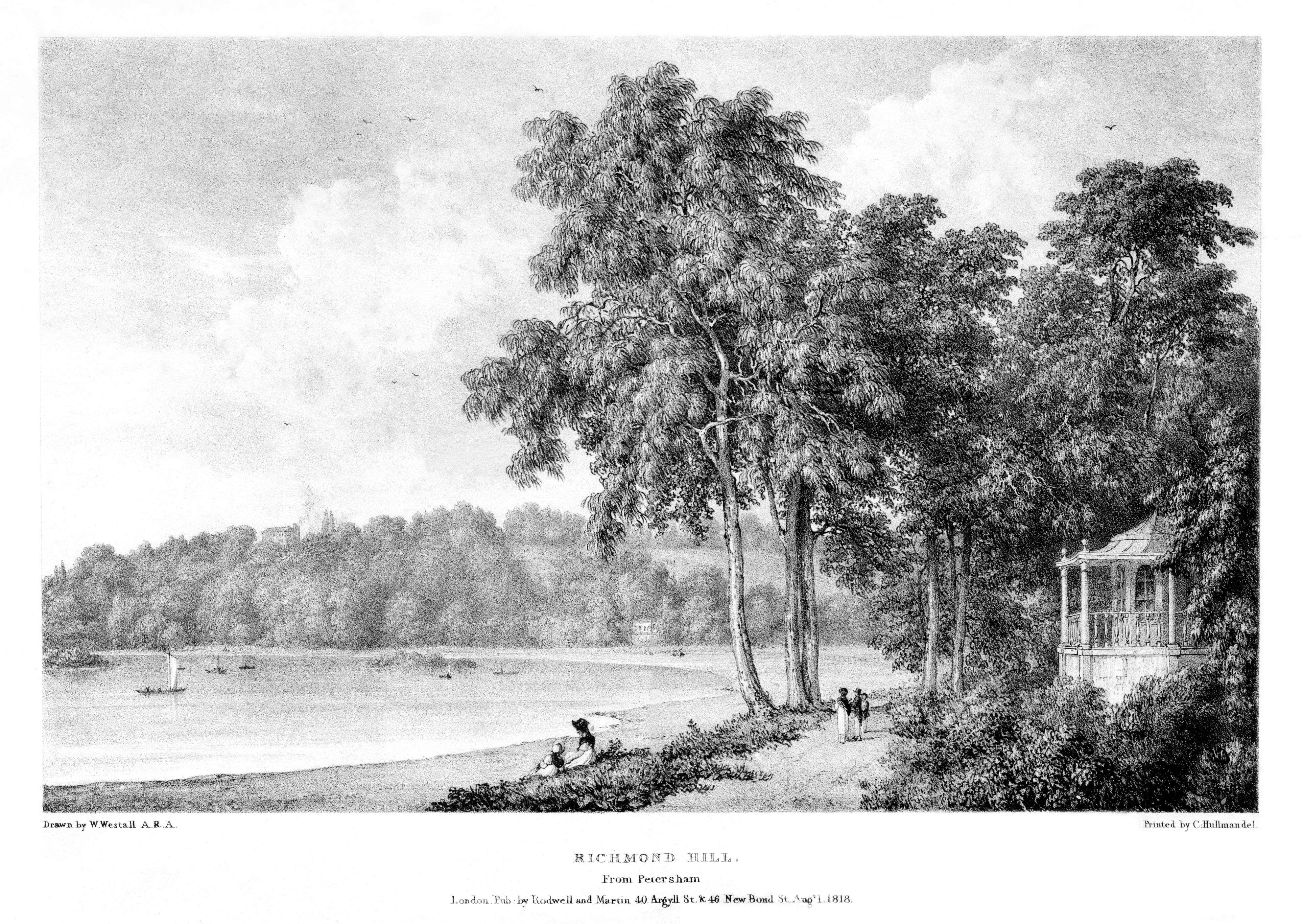 Richmond Hill,Petersham,river view,prints